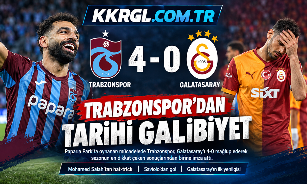 Trabzonspor Galatasaray'ı 4-0 Mağlup Etti