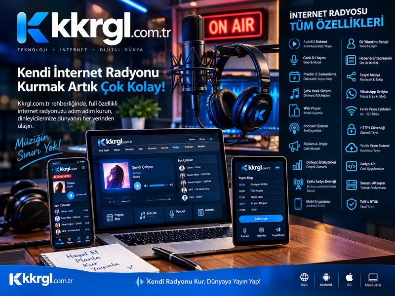 Kapsamlı İnternet Radyo Sistemi Rehberi