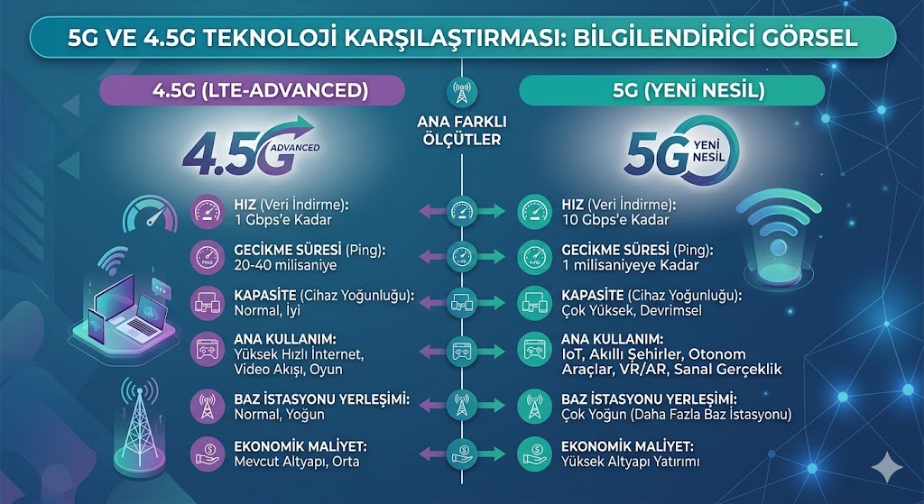 5G mi 4.5G mi Daha İyi?