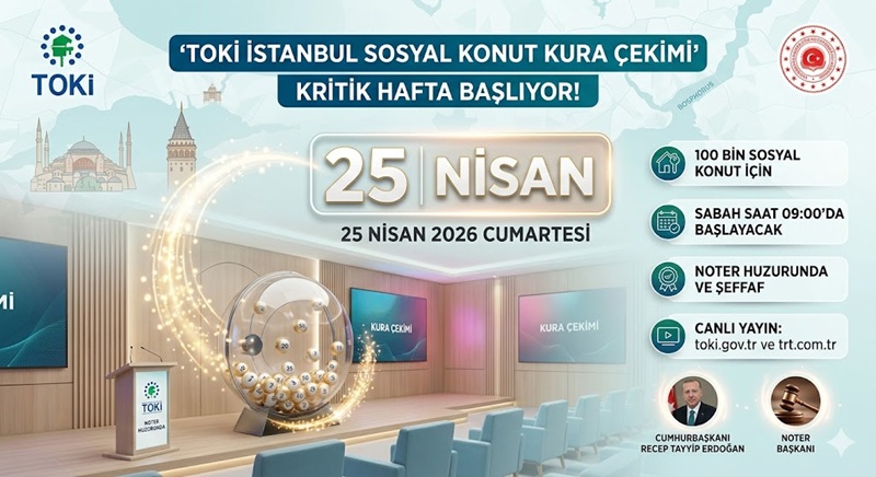 TOKİ İstanbul’da kura çekimi için kritik hafta belli oldu!